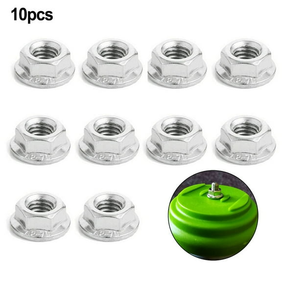 High Quality Lawn Mower Nut Lawn Mower Parts Outdoor & Garden Replacement 10pcs