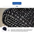thumbnail image 4 of Gorros reflectantes de invierno unisex, gorro de punto de alta visibilidad (negro), 4 of 5