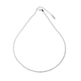 thumbnail image 5 of Cadena de hueso de serpiente plana de plata S925, cadena de cuchillo de estilo frío, collar de moda, gargantilla femenina, cadena de clavícula, joyería, 5 of 5