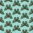 thumbnail image 1 of Ahgly Company Tapis d'Intérieur Lavable en Machine Carré Transitionnel Vert Olive Foncé, 5 Pieds Carré, 1 of 7