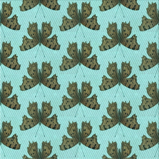 Ahgly Company Machine Washable Indoor Square Transitional DarkOliveGreen Area Rugs, 4' Square