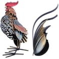 thumbnail image 2 of Escultura de metal tallada gallo de hierro muebles para el hogar ilustraciones artesanía regalos Fason CZJJ-ZH54, 2 of 6