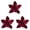 Red*3, variant on Clearance Christmas Artificial Flower, Glitter Petal Ornament for Tree Wreath Table Display BL