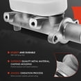 thumbnail image 2 of A-Premium Brake Master Cylinder with Reservoir and Cap Compatible with Ford Vehicles - For Windstar 1999 2000 2001 2002 2003 - Replaces 132977, XF2Z2140BA, 2 of 8