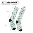 thumbnail image 5 of Bixox Transport Travel Print Compression Socks,Compression Socks Women & Men Circulation for Medical,Running,Athletic, 5 of 7