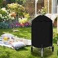 thumbnail image 3 of Outdoor small barbecue grill cover round dustproof waterproof sunscreen, 3 of 10