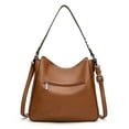 thumbnail image 4 of Montana West Purse and Wallet 2Pcs Set Hobo Crossbody Bag for Women Shoulder Handbags with Adjustable Strap, Brown, 4 of 6