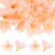 thumbnail image 1 of Uxcell 10-Pack Cabezas de Flores Plumeria Artificiales, 3.94"/ 10cm Flores Plumeria Falsas de Seda para Manualidades DIY, Champagne, 1 of 1