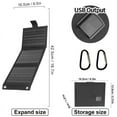 thumbnail image 3 of 10W Foldable Solar Chargers 5V USB Small Power Emergency Portable 3 Folds, 3 of 5