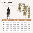 thumbnail image 4 of Lsque Workers Cutting Grapes From Vineyard Pattern Long Sleeve Pajama Set for Women - Soft 2-Piece Sleepwear and Loungewear Set with Pockets, Comfy Nightwear-Small, 4 of 7