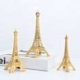 thumbnail image 3 of Qumonin Eiffel Tower Statue Decor 18cm Model Figurine Photo Props Cake Topper Home Party, 3 of 5