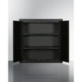 thumbnail image 3 of 18" x 18" 2-door wall cabinet in black, 3 of 5