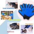 thumbnail image 6 of Pet Hair Remover Glove - Gentle Pet Grooming Glove Brush - Deshedding Glove - Massage Mitt with Enhanced Five Finger Design - Perfect for Dogs & Cats with Long & Short Fur - 1 Pair, 6 of 9