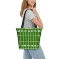 thumbnail image 2 of Salouo American Football Field2 for Shoppers Tote for Women Foldable Handbags with Big Capacity Casual One-Shoulder Shopping Bag Hobo Bags Fit for Office/Shopping/Park, 2 of 6