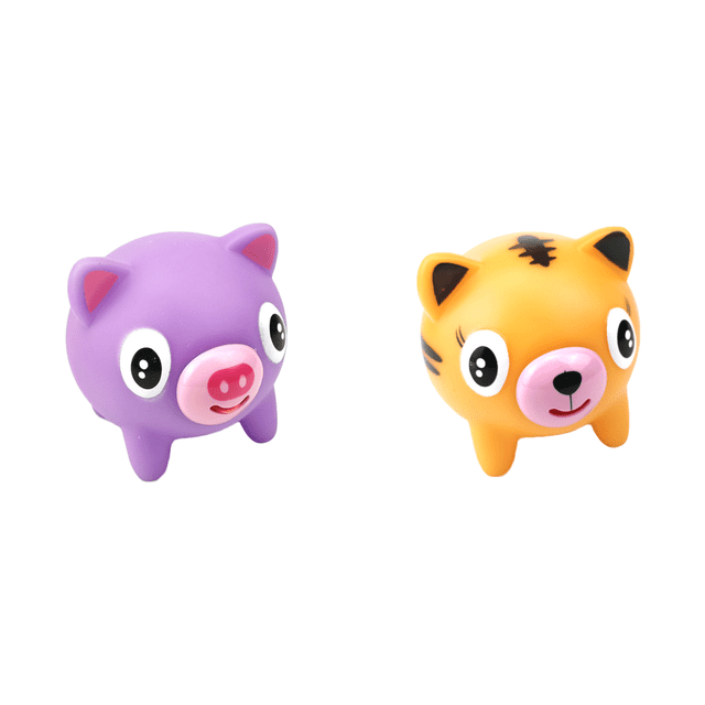 Squeeze Toys Soft Animal Fidget Toy Ansiedad Ucer Juego Sensorial (cerdo) Rojo Púrpura