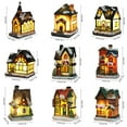 thumbnail image 3 of WXLCISI Christmas Decoration LED Lighted Christmas Village Houses Christmas Winter Collectible Buildings Decorative Tabletop Decoration Xmas Holiday, 3 of 9