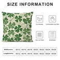 thumbnail image 5 of PHYHOO St Patricks Day Pillow Covers St Patricks Day Decorations for Home Lucky St Patricks Day Decorative Throw Pillows Farmhouse St Patricks Day Decor, 5 of 5