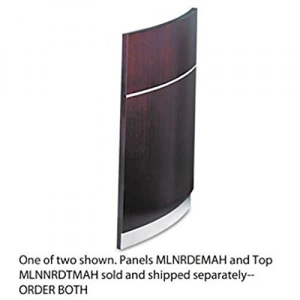 Mlnnrdemah Mayline Napoli Series Wood Veneer Reception Desk Base