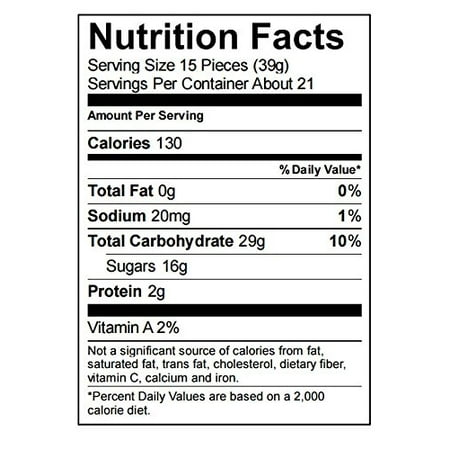 Haribo gold bears nutrition facts