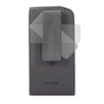 thumbnail image 6 of iPhone 11 - Leather Case Belt Clip w Tempered Glass Privacy Screen Protector - Swivel Holster Vertical Cover Pouch, Curved Anti-Spy Anti-Peep 3D Edge Case Friendly for iPhone 11, 6 of 11