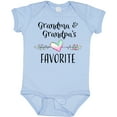 thumbnail image 3 of Inktastic Grandma and Grandpas Favorite Heart Grandchild Boys or Girls Baby Bodysuit, 3 of 5