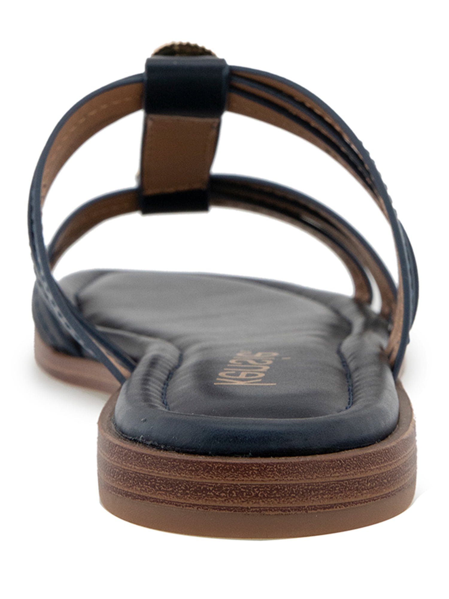 Kensie Women's Rallow Shell Strappy Slide Sandal