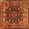 thumbnail image 1 of Ahgly Company Indoor Square Persian Orange Traditional Area Rugs, 8' Square, 1 of 1