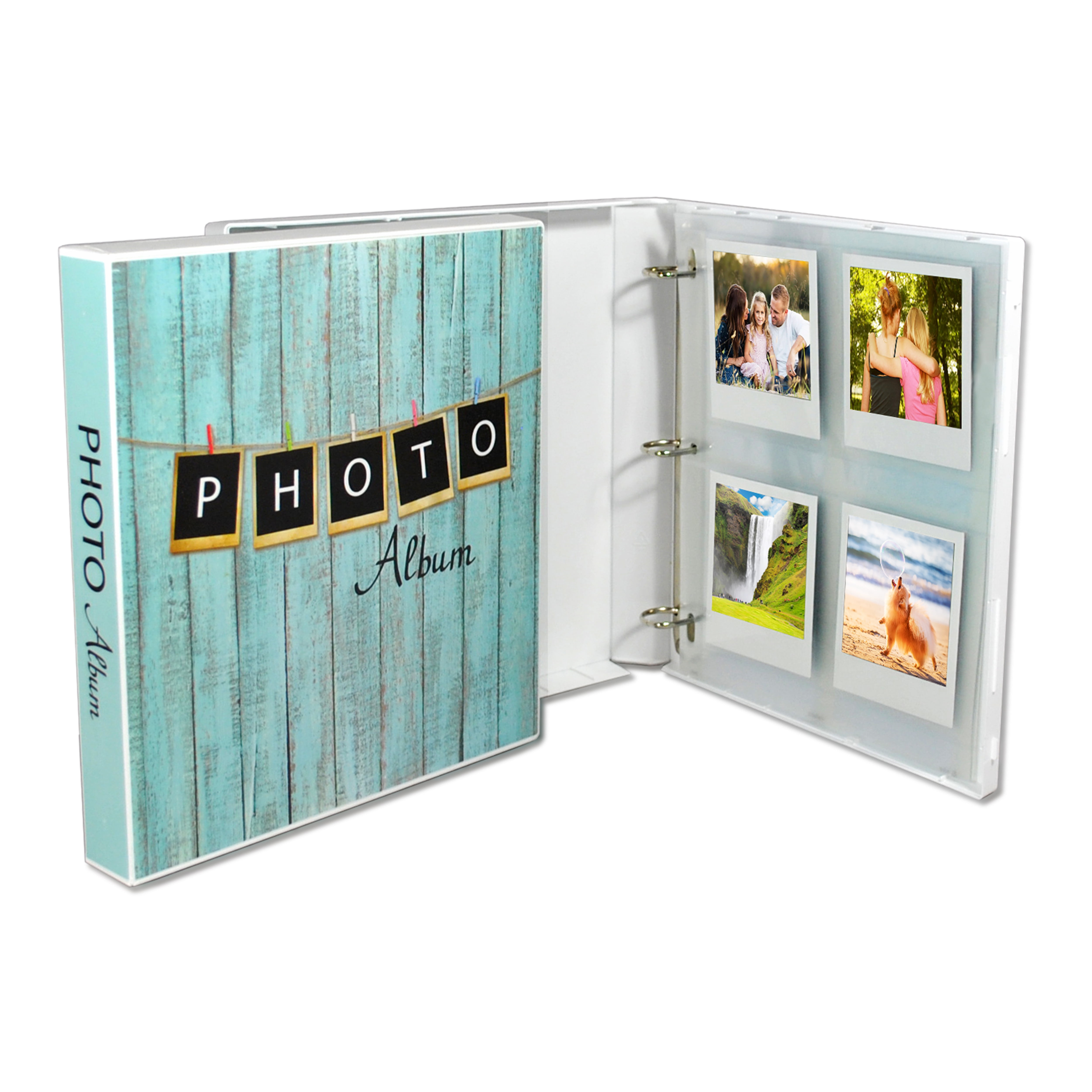  Eljjhah Photo Album Scrapbook Album 4x6 Photo Book 200 Pockets  Polaroid Photo Box Souvenir Collection Book (Color : White) : Home & Kitchen