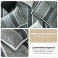 thumbnail image 7 of Nanshing Markus 7 Piece Traditional Damask Comforter Set, Grey, King, 7 of 7