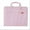 Pink, variant on Anckoeil Canvas Accordion Bag Multi Layer Document Bag Student Document Bag Portable Test Paper Bag Storage Bag