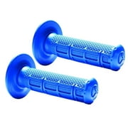 Tag Metals Cradle ATV Twist Throttle Blue Grips Half Waffle Medium Compound