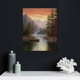 thumbnail image 4 of GOSMITH  3 Panel Landscape Canvas Wall Art for Home Decor Rivers crossing green forests and natural wilderness Canvas Prints Wall Art Modern Home Decor Stretched and Framed Ready to Hang, 4 of 4