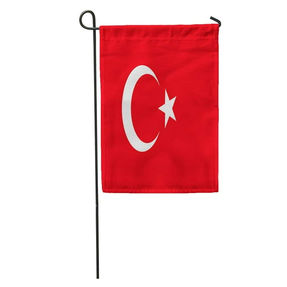NUDECOR Red Turkish of Turkey Flag Istanbul National Ankara Country World Garden Flag Decorative Flag House Banner 28x40 inch