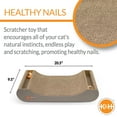 thumbnail image 3 of K&H Pet Products Kitty Tippy Cat Scratcher Interactive Cat Toy Cardboard Scratch n' Track 20.5 X 9.5 Inches, 3 of 8