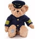thumbnail image 1 of Lindo piloto de Peluche de capitán de avión de Juguete, Oso Uniforme, muñeco Suave de Juguete de Oso de Peluche, Regalo de cumpleaños para niños, 1 of 3
