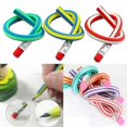 thumbnail image 1 of Color Magic Bending Flexible Soft Pencil With Rubber Pencil Bending Toy Pencil Small Gift High Stripe Soft Pencil, 1 of 5