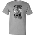 thumbnail image 3 of Inktastic My Hero is Now My Angel Brain Cancer Awareness T-Shirt, 3 of 5