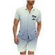 thumbnail image 1 of Mens Camisas de Manga Larga Casual Elegante Cuadrado Girar Hacia Abajo Cuello Botón Blusa, Verano de Spandex, 1 of 1