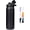Black, variant on EP 18 oz Insulated Water Bottle with Handle, 304 Stainless Steel Water Bottles with Wide Mouth, Double Wall Vacuum Sports Water Bottle, BPA Free, Keep Cold and Hot, Black