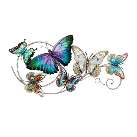 Condition photo showing New/Like New for luster wall decor - 6 butterflies