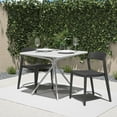 thumbnail image 2 of COSCO Outdoor/Indoor Stacking Resin Chair with Ribbon Back, 2-Pack, Black, 2 of 13