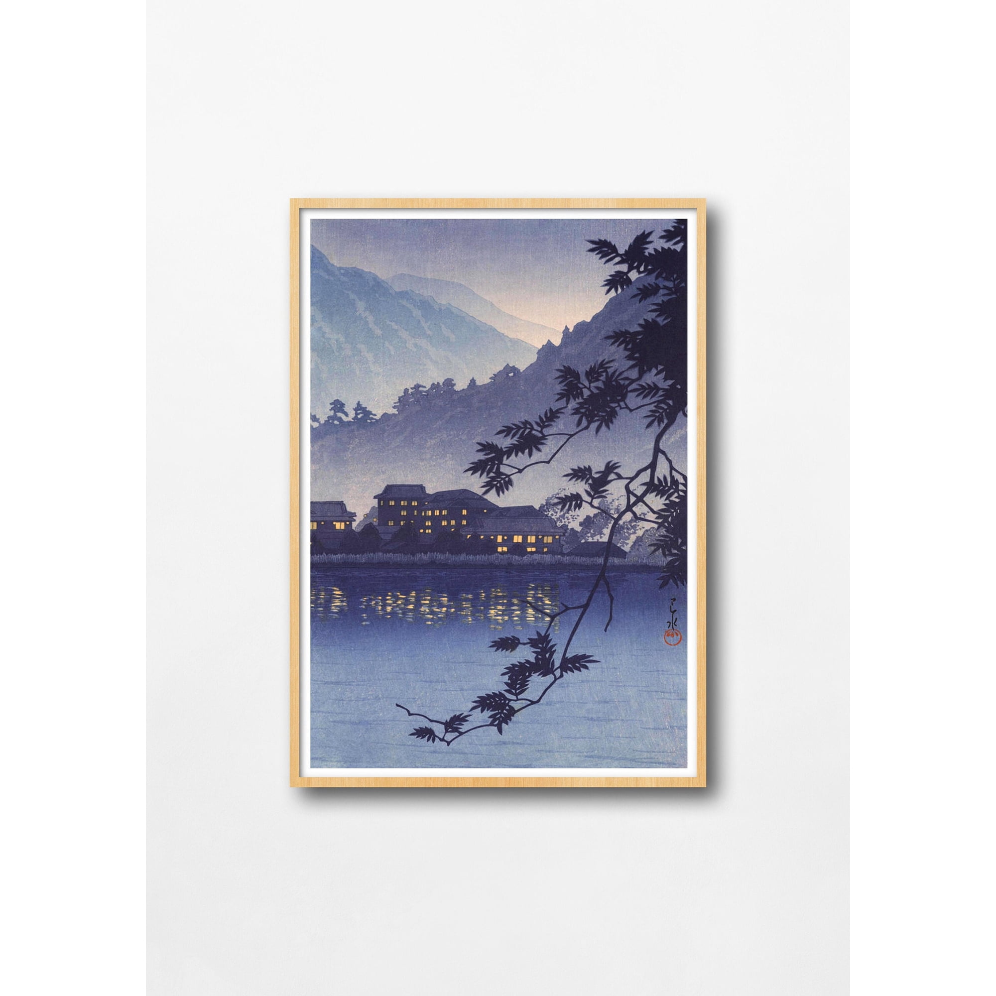 Vintage Print Japan Poster Wall Decoration Kawase Hasui Nikko Umoto Onsen Ukiyo-e Japanese Illustration Wall Decor Gift Idea