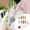 thumbnail image 6 of Milageto DIY Sewing Keychain Kit Colorful Car Key Chain Party Favors Bag Charm Making Multicolor, 6 of 8