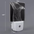 thumbnail image 2 of Salouo Geometric Lines Dog Art for Night Lights Plug into Wall 1 Pack, 0.5W Plug in Night Light with Dusk-to-Dawn Light Sensor LED Nightlight for Bathroom, Adult, Hallway-US, 2 of 7