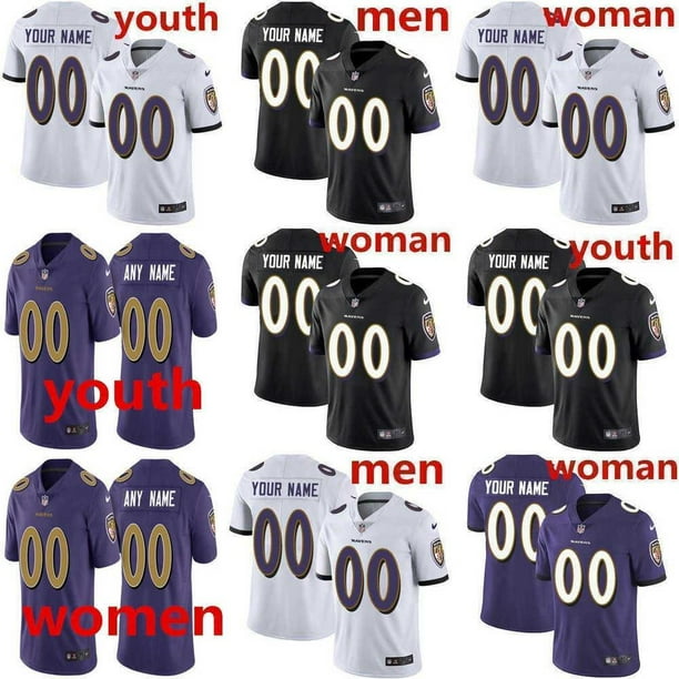 Limited Men's Lamar Jackson Purple Jersey - #8 Football Baltimore Ravens  100th Season Rush Vapor Untouchable Size 40/M