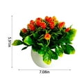 thumbnail image 3 of Artificial Plants Simulated Plant Potted Fake Flowerpot, Table Centerpiece for Dining Room, Kitchen & Office Decor, Realistic Fake Plant Display B, 3 of 4