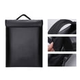 thumbnail image 3 of Fireproof Bag (Size 15"x11" Water-Resistant) - Fireproof Document Bag with Secure Zipper Closure for Valuables - Easy Store and Carry Important Document Holder - Fireproof Money Bag, 3 of 7