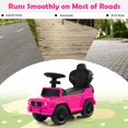 thumbnail image 4 of Kepooman Kids Toddler Trolley, Kids Electric Car, 3-In-1 Kids Ride on Mercedes Benz G350 Push Car with Canopy,Pink, 4 of 11