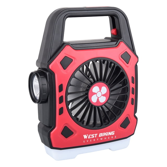 Multifunctional Camping Fan Outdoor Portable Light Quick Recharge Hand Light Electric Fan For Hiking Fishing