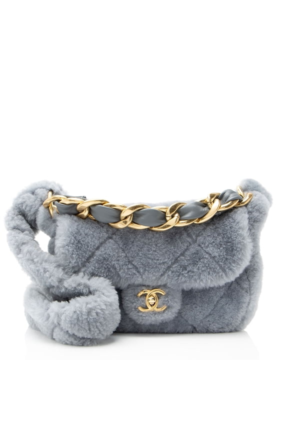 Pre-Owned Chanel Shearling Coconing Flap Bag